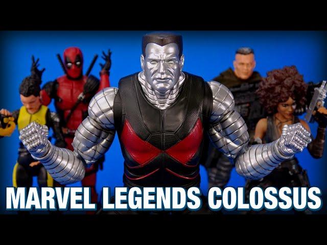 Marvel Legends Colossus Deadpool Legacy Collection 2016 Movie Hasbro Action Figure Review