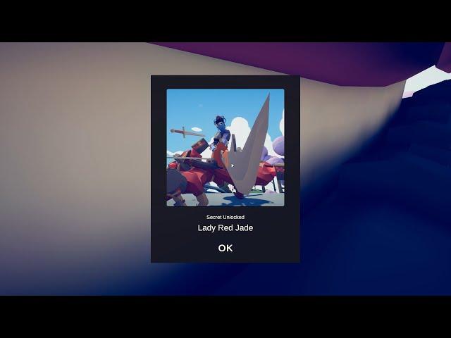 How Unlocked Secret Unit "Lady Red Jade" | Totally Accurate Battle Simulator