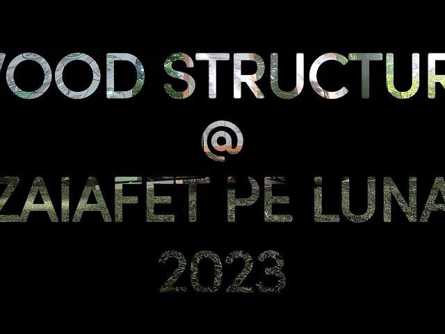 Din pasiune pentru lemn - Wood Structure la Zaiafet pe Luna editia 2