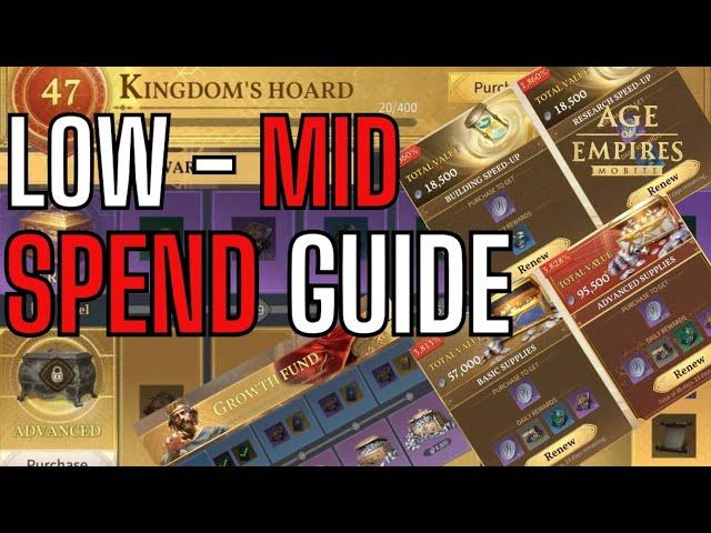 AOEM: Age of Empires mobile - Low to Mid Spend Guide!