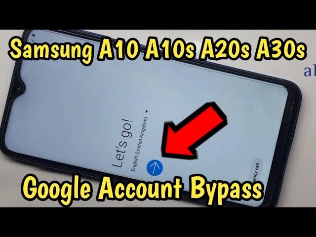 Samsung A10 A10s A20s A30s Android FRP Unlock Google Account Bypass Final Solution 100% Working