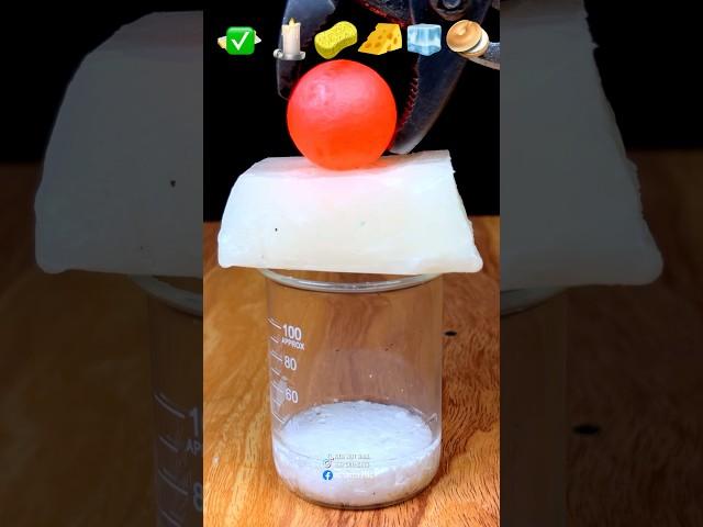 Can 1000°C Hot Ball pass through all these things ? #satisfying #asmr #experiment