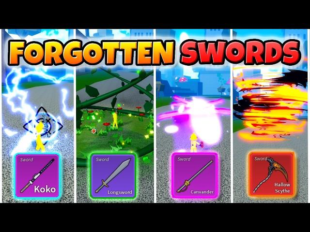 Top 10 Forgotten Swords Combos In Blox Fruits! update 23