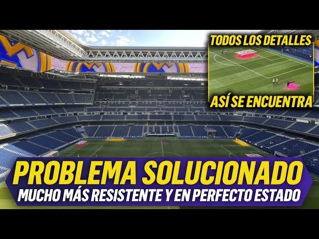  ASÍ SE ENCUENTRA el CÉSPED del SANTIAGO BERNABÉU, el HIPOGEO FUNCIONA PERFECTAMENTE