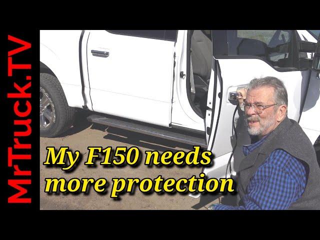 MrTruck F150 accessory review, protect your doors and behind the scenes with camera's.