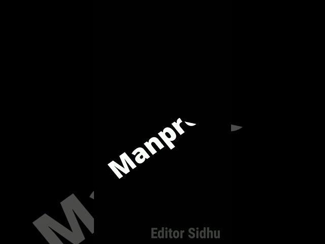 Manpreet name status |#shotvideo #manpreet