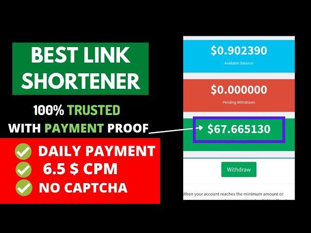 Best Url Shortener To Make Money | Highest Paying Url Shortener Without Captcha