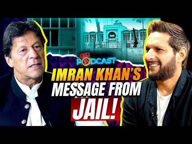 Imran Khan’s message from jail… - Shahid Afridi | Geo Podcast with Mubashir Hashmi