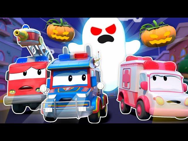 Halloweenský Speciál! Záchranná četa rozluští strašidelnou záhadu | Záchranářská auta & Náklaďáky