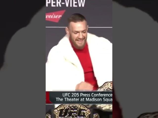 Conor McGregor Shows Up Late To Press Conference 