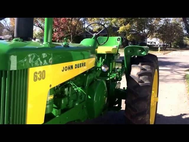 1957 John Deere 630 fresh paint.