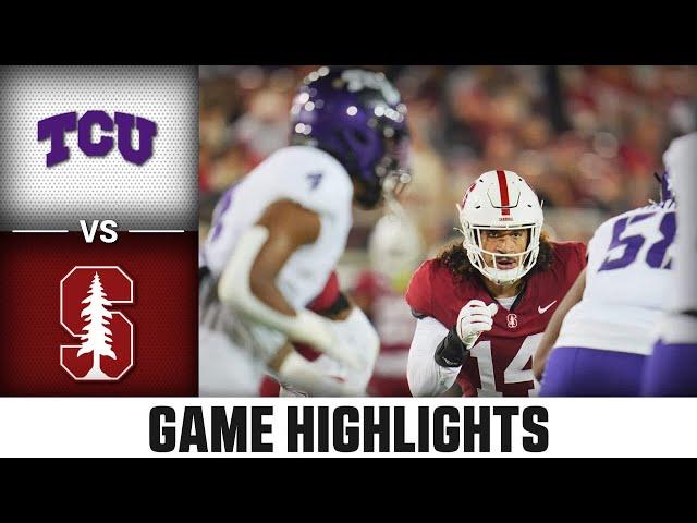 TCU vs. Stanford Game Highlights | 2024 ACC Football