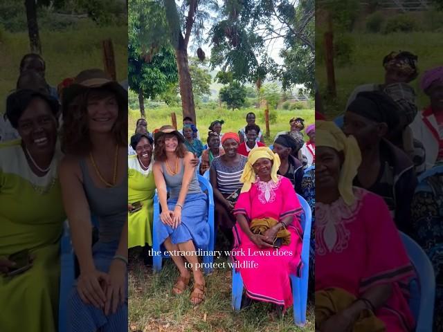 Join iconic supermodel Helena Christensen on her Lewa Adventure.  #wildlife #conservation