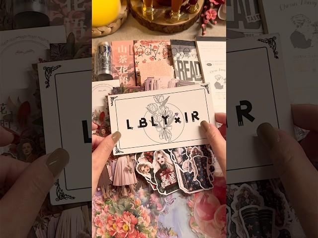 HAUL for 1minute LBLYXIR 로부터의 크리스마스 선물 #1분하울 #journaling #scrapbooking #stationery #コラージュ #Shorts