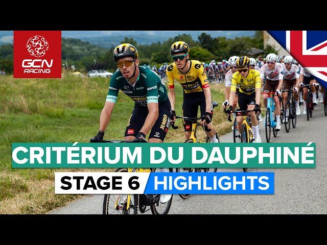 First High Mountain Test! | Critérium Du Dauphiné 2023 Highlights - Stage 6