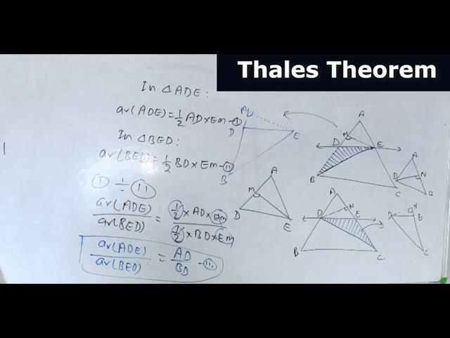 Mathspoint | Thales Theorem | Chapter 6 | Exercise 6.2 |