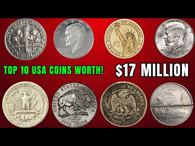 Retire! 10 Us Coins Worth Millions- You Won't Believe #1!