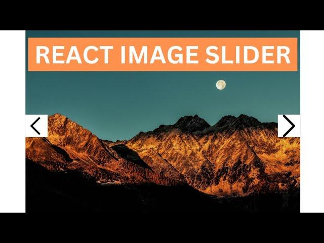 Build React Image Slider From Scratch | Image Slider in React JS