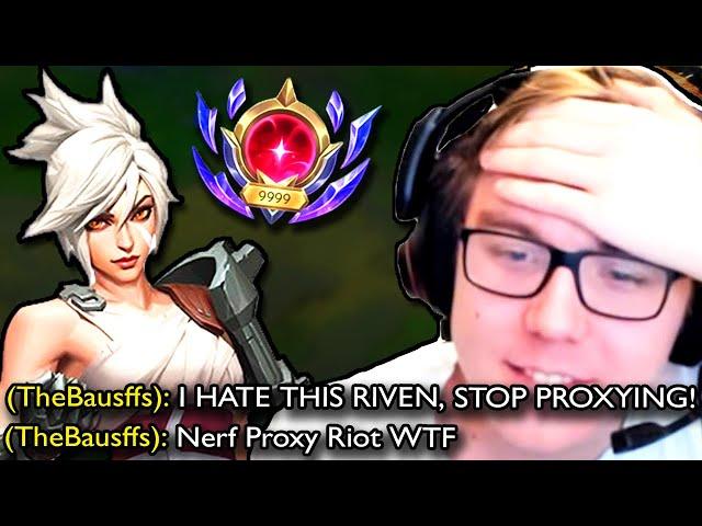 TheBausffs meets 2.5 Million Mastery Riven and uses Bausen Law against him