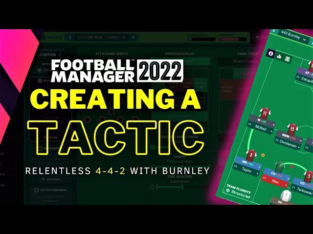 CREATING BEST TACTICS IN FM22 | RELENTLESS 4-4-2 | FOOTBALL MANAGER 2022