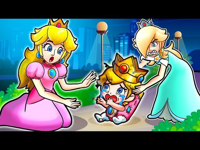 Rosalina Stole Peach's Child - Poor Baby Peach Life - Sad Story - Mario Super Bros Animation