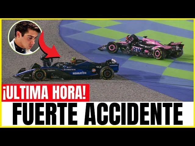 ¡ACCIDENTE FUERTE DE FRANCO COLAPINTO EN GP DE QATAR!