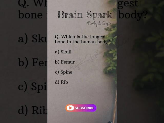 #quiz #brainspark #knowledge #triviachallenge #triviatime #triviaquiz  #quizgames | By Anjali Gupta