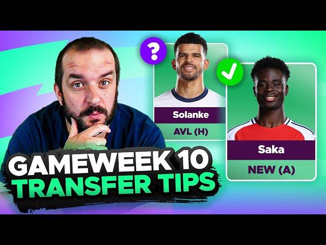 Sell Solanke?  | FPL TRANSFER TIPS | GAMEWEEK 10 | Fantasy Premier League Tips 2024/25