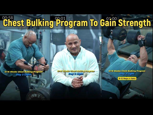 Chest Bulking Program To Gain Strength | Chest Workout | Mukesh Gahlot #youtubevideo