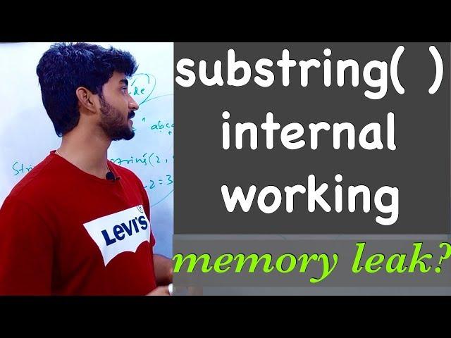 How substring method works internally ? | popular java interview questions | java.lang.string