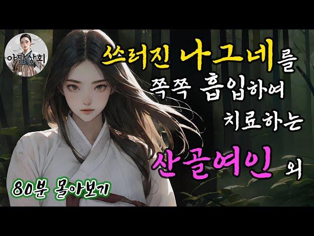 [야담상회] 연일 낙방하던 선비의 두 눈이 번쩍 뜨였던 경험 외 / 재미있는 조선시대 야담 이야기 80분 몰아보기 / 목소리 듣기 좋은 옛날이야기