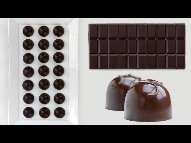 How to Make Professional Chocolate | 3 Ingredients | Keto Option