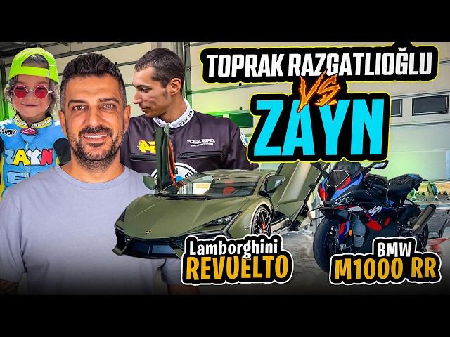 Zayn - Toprak Razgatlıoğlu ile Yarıştı | Lamborghini Revuelto vs BMW M 1000RR