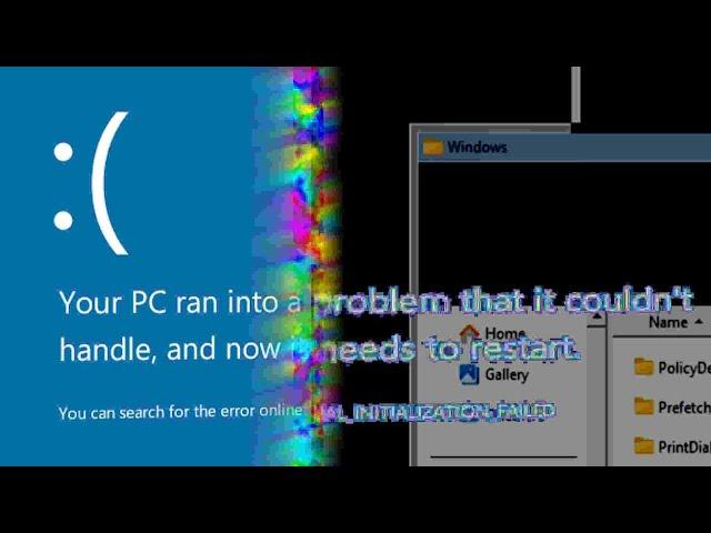 What happens behind the Blue Screen of Death?