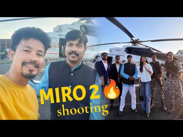 Helicopter Shooting (MIRO 2)..KK Da entry With Heavy Securities..Pilot reaction ️ - Mising Ao