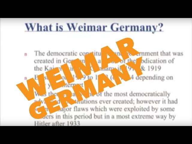 Weimar Germany