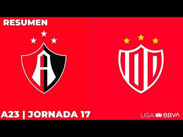 Resumen | Atlas vs Necaxa | Liga BBVA MX | Apertura 2023 - Jornada 17