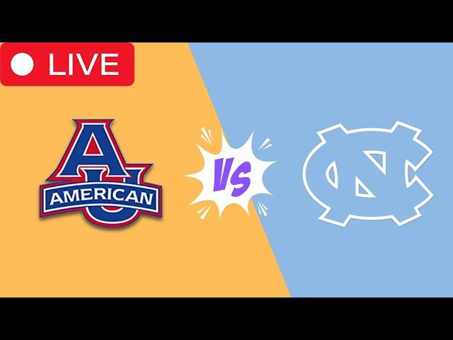 American vs North Carolina LIVE | College Men Basketball Nov 15,2024