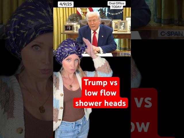 Trump signs executive order to deregulate shower heads 
