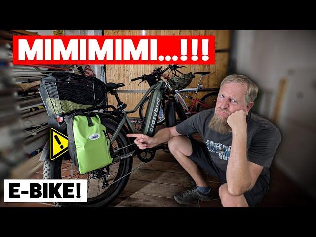 CHILLT DOCH MAL!  MEIN SETUP FÜR DIE ERSTE E-BIKE TOUR! ‍️