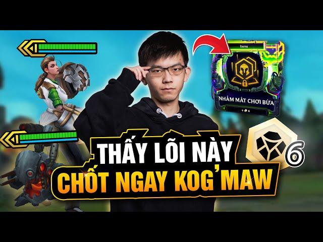 THẤY LÕI NÀY CHỐT NGAY KOG'MAW REROLL | ĐTCL Mùa 14