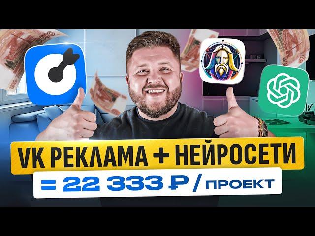 Таргетированная реклама ВК + НЕЙРОСЕТИ Chat Gpt и Leonardo Ai | 15 000 за день без опыта