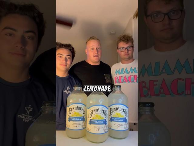 Trying Bundaberg Lemonade! #bundaberg #lemonade #chug #chugging #drink #fyp #foryoupage