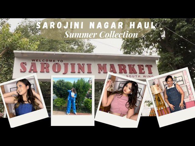 SAROJINI NAGAR MARKET HAUL || TRY ON HAUL || Summer Collection || Vatsala Negi ||