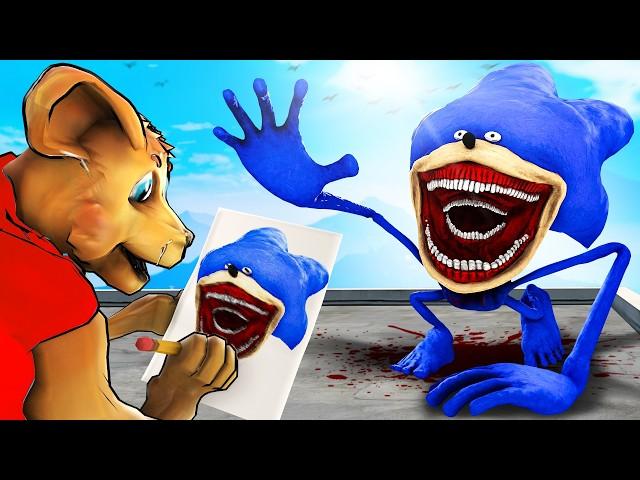 Do Not Draw SHIN SONIC In GMOD... (Garry's Mod Sandbox)