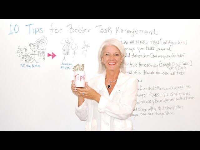 10 Tips for Better Task Management - Project Management Training