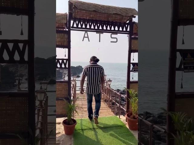 BUDGET STAY WITH A PRIVATE BEACH IN GOA ️ - INSTA VIRAL PLACE #SHORTS