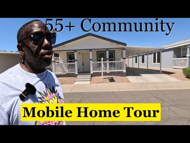 CHEAP & Affordable North Phoenix 55+ Mobile Home Community Tour