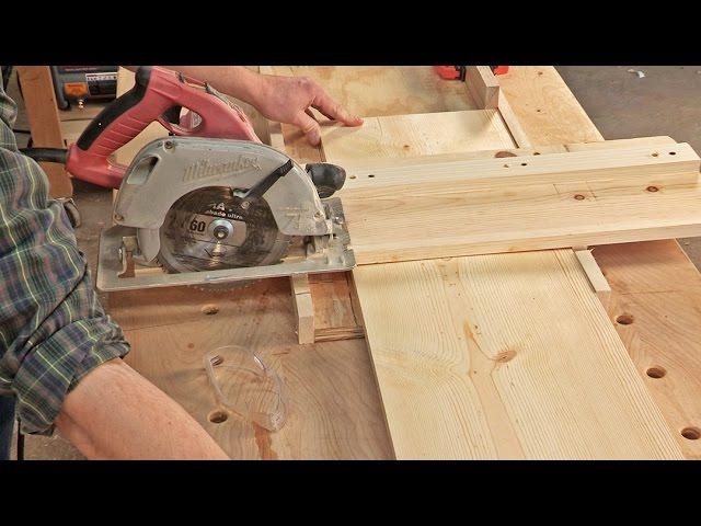 Crosscut Jig for Circular Saws