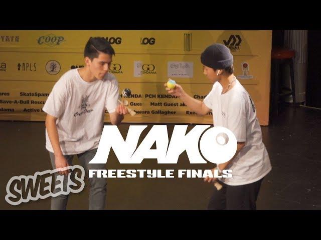 NICK GALLAGHER vs. NOBU NORI - Freestyle Kendama Finals - NAKO